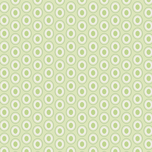 {New Arrival} Art Gallery Fabrics Oval Elements Sugar Green