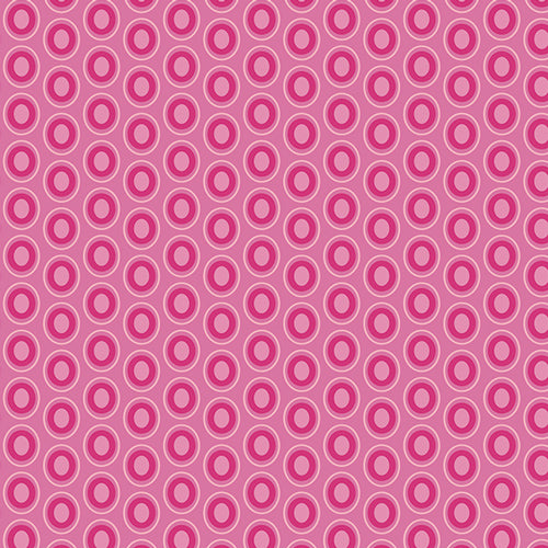 {New Arrival} Art Gallery Fabrics Oval Elements Passionate Fuchsia