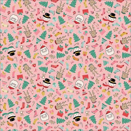{New Arrival} Poppie Cotton Oh What Fun Pink Cozy Wishes