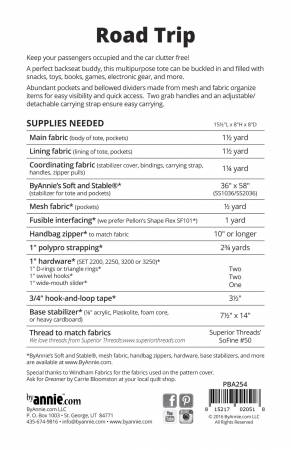 {New Arrival} By Annie Road Trip Pattern