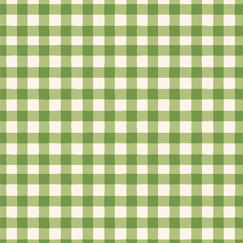 {New Arrival} Art Gallery Fabrics Marigold Small Plaid of my Dreams Fern
