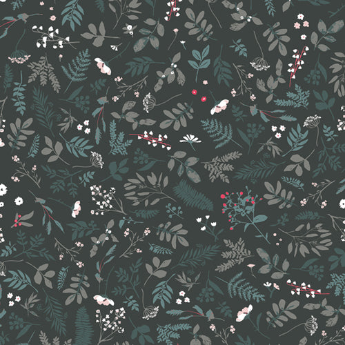 {New Arrival} Art Gallery Fabrics Plentiful Dark Foresta