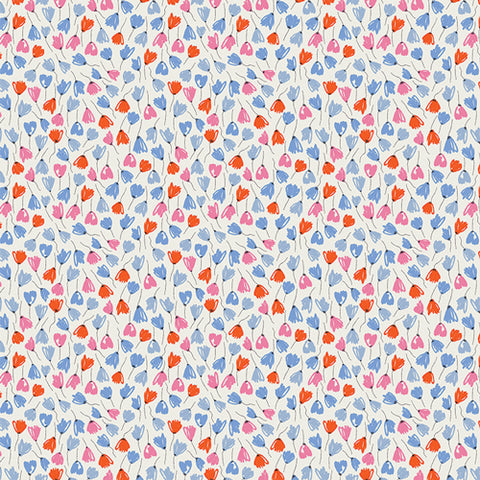 Art Gallery Fabrics Periwinkle Rain Lilies