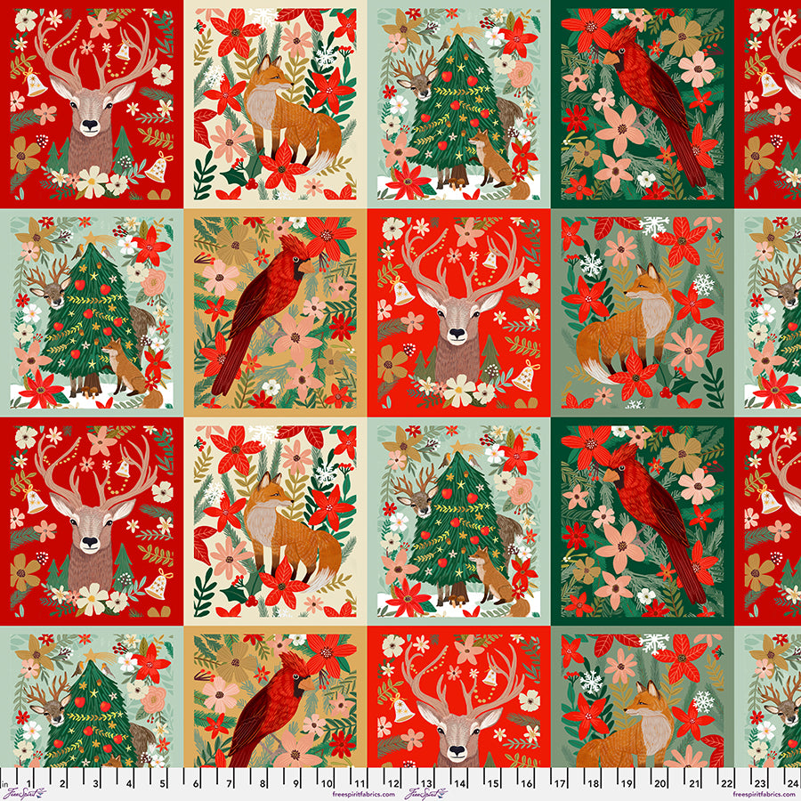 {New Arrival} FreeSpirit Mia Charro Christmas Spirit Christmas Spirit - Multi  - Panel