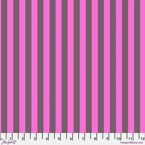{New Arrival} Tula Pink Neon True Colours Neon Tent Stripe - Mystic FAT QUARTER