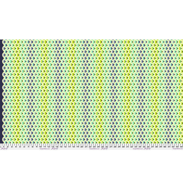 {Pre-Order April} FreeSpirit Tula Pink Floral Reef - Aquatic Lace Marine