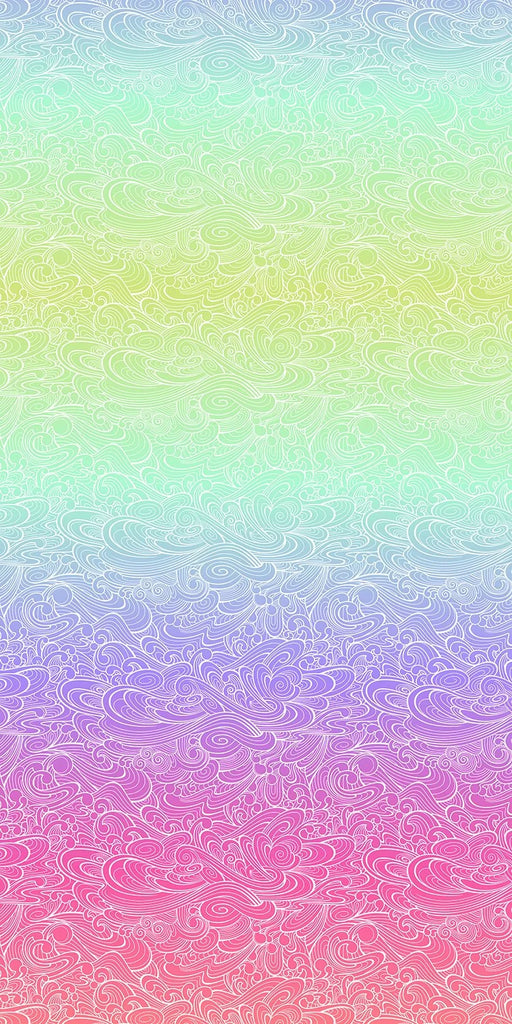 {Pre-Order April} FreeSpirit Tula Pink Floral Reef - Riptide Deep Dive