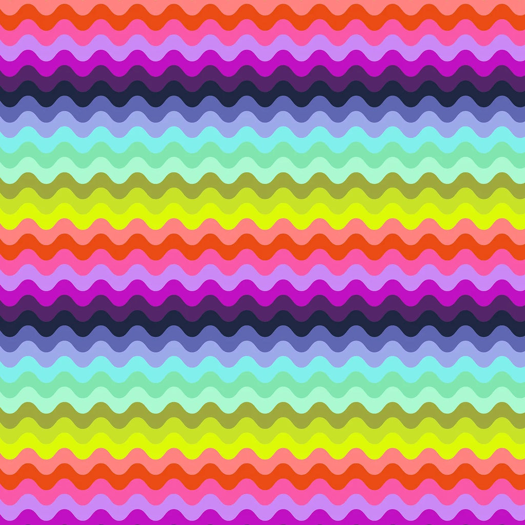 {Pre-Order April} FreeSpirit Tula Pink Floral Reef - Wave Rider Deep Dive