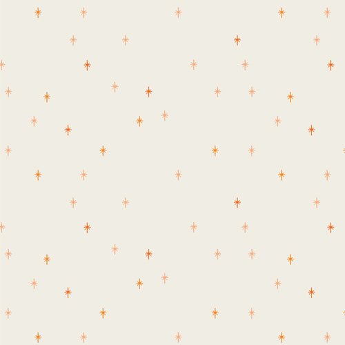 {New Arrival} Art Gallery Fabrics Sparkle Elements Tangerine Sparkle