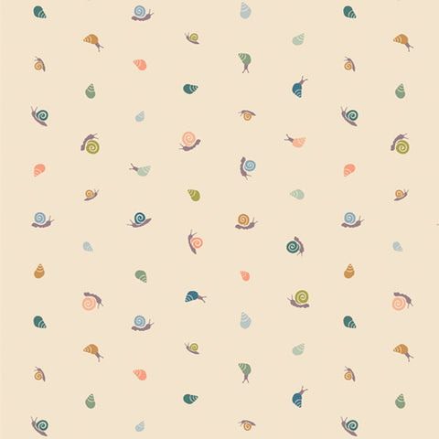 {New Arrival} Art Gallery Fabrics Slow Summer Shells Pearl