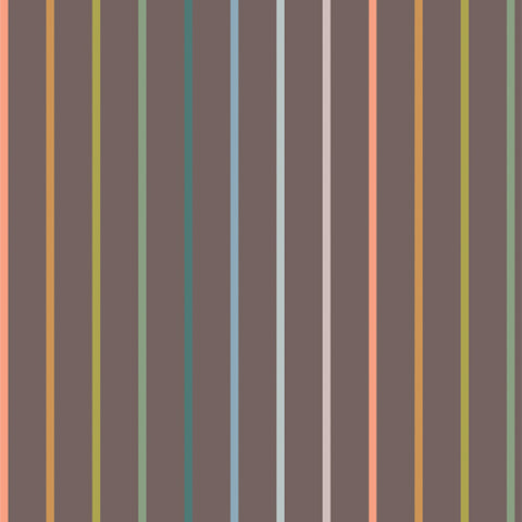 {New Arrival} Art Gallery Fabrics Slow Summer Tiny Stripe Driftwood