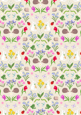 {New Arrival} Lewis & Irene Fabrics Small Things Country Garden Small Things Animals