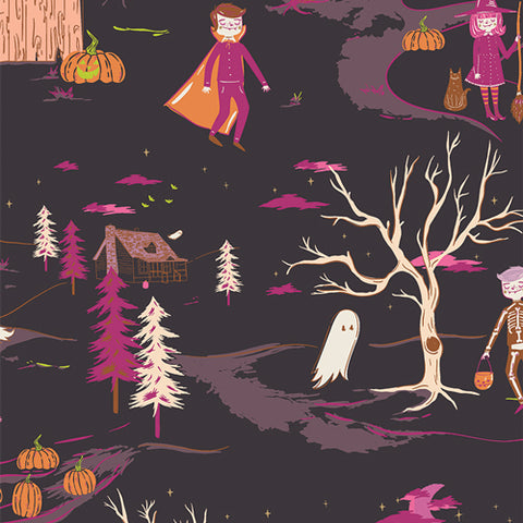 {New Arrival} Art Gallery Fabrics Spooky 'n Witchy Peppermint’s Tale Twilight