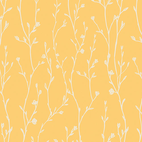 {New Arrival} Art Gallery Fabrics Spring Equinox Growing Buds Sunshine