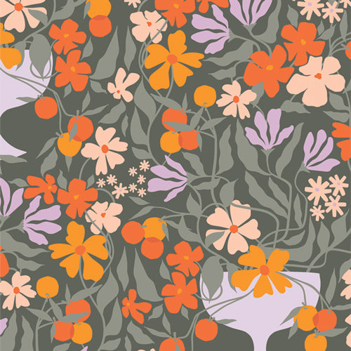 {New Arrival} Art Gallery Fabrics Tangerine Growing Centerpiece