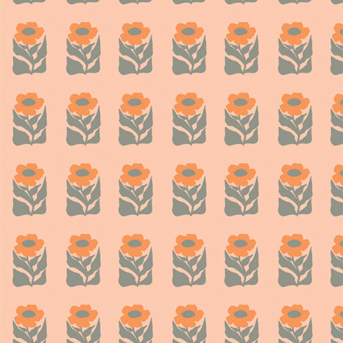 {New Arrival} Art Gallery Fabrics Tangerine Sweet Tangerines