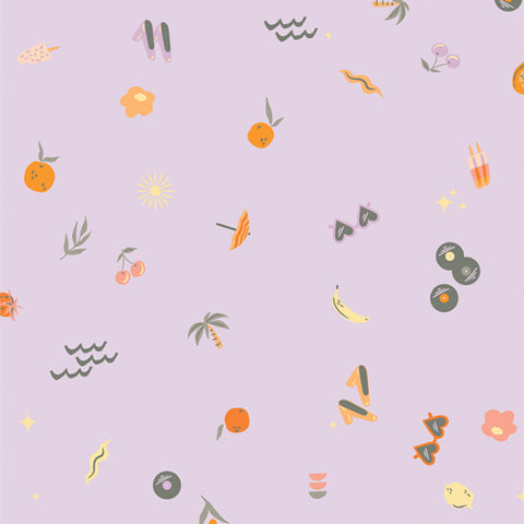 {New Arrival} Art Gallery Fabrics Tangerine Retro Summer