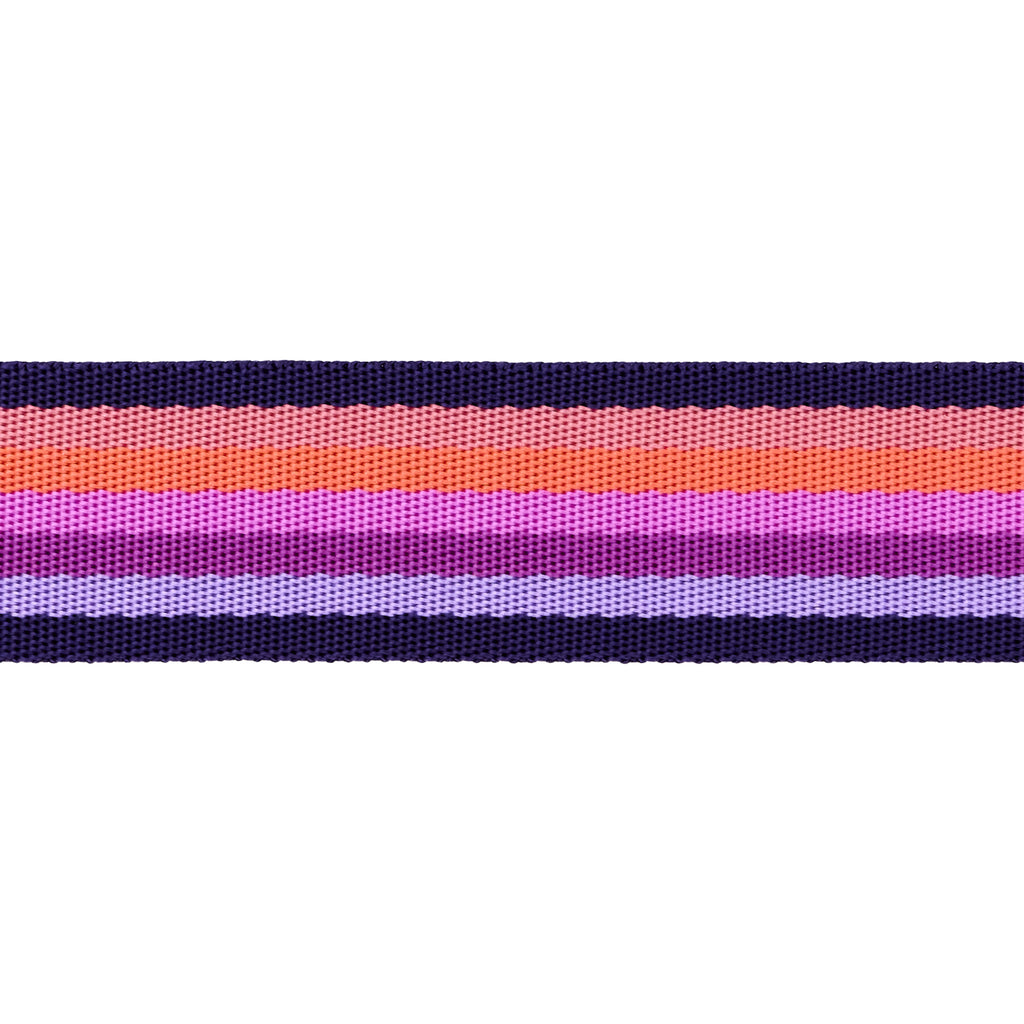 {Pre-Order June} Tula Pink Renaissance Ribbons Webbing 1-1/2" Floral Reef- Smooth Sailing Ultraviolet