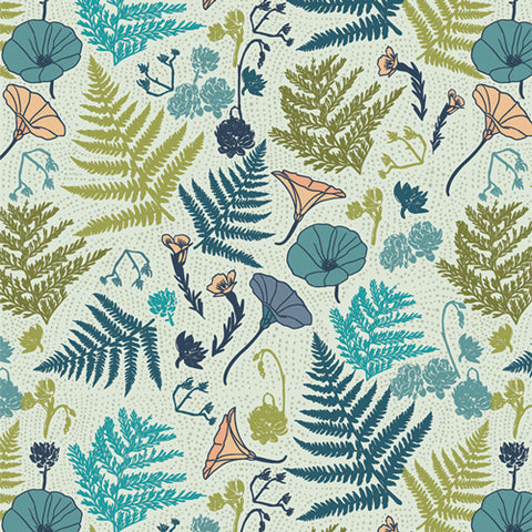 {New Arrival} Art Gallery Fabrics Tomales Bay Coastline Flora Cool