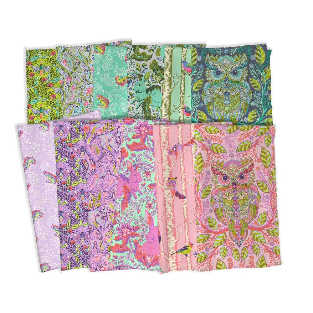 {New Arrival} FreeSpirit Tula Pink Full Moon Forest II Metre Bundle 12pcs Full bundle