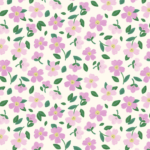 {New Arrival} Lewis & Irene Fabrics Wee Blue Bell Patchwork Collection Maia - Lilac