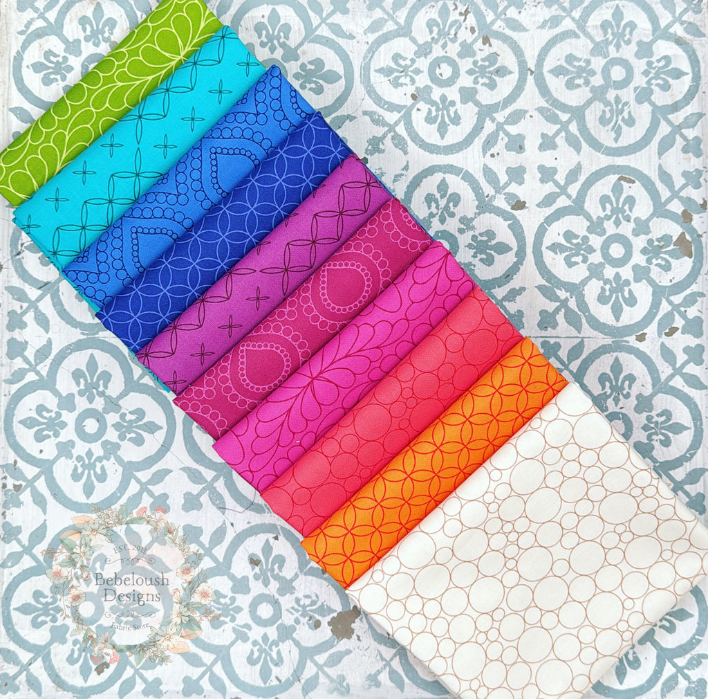 {New Arrival} Moda Rainbow Spice Fat Quarter Bundle x 10 Pieces