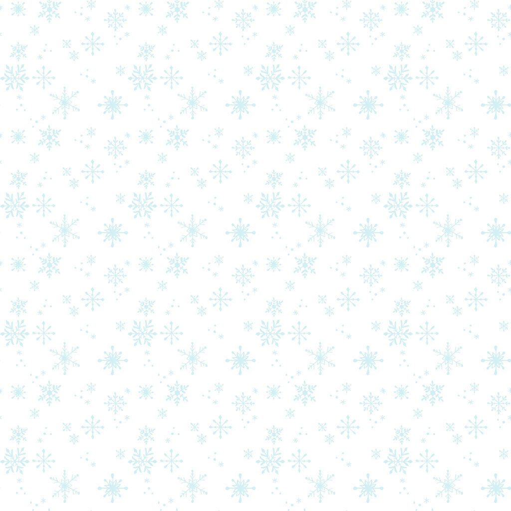 {New Arrival} Clothworks Santa Paws Snowflakes White