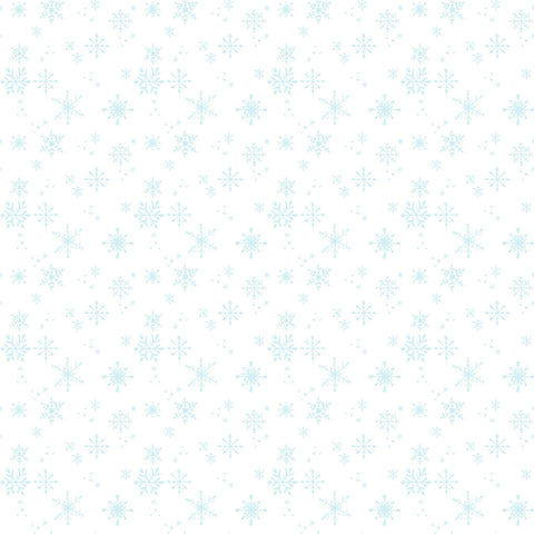 {New Arrival} Clothworks Santa Paws Snowflakes White