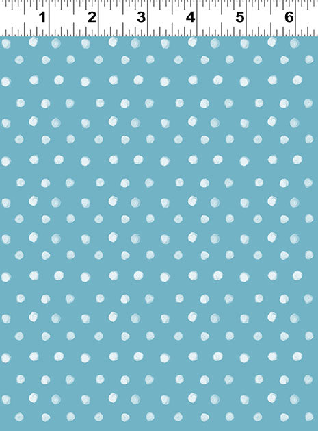 {New Arrival} Clothworks Santa Paws Dot Sky