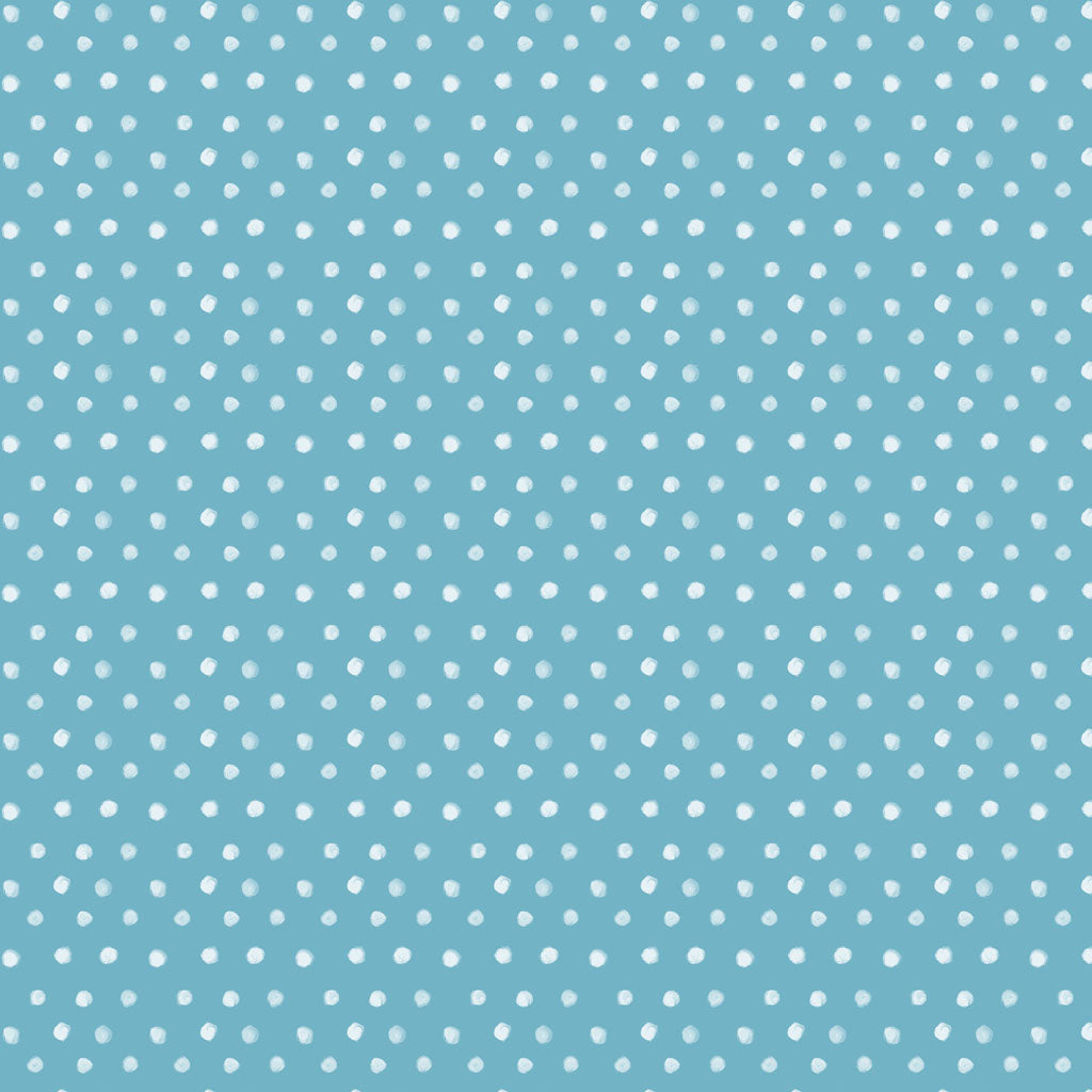 {New Arrival} Clothworks Santa Paws Dot Sky