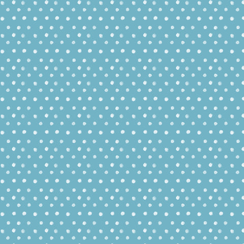 {New Arrival} Clothworks Santa Paws Dot Sky