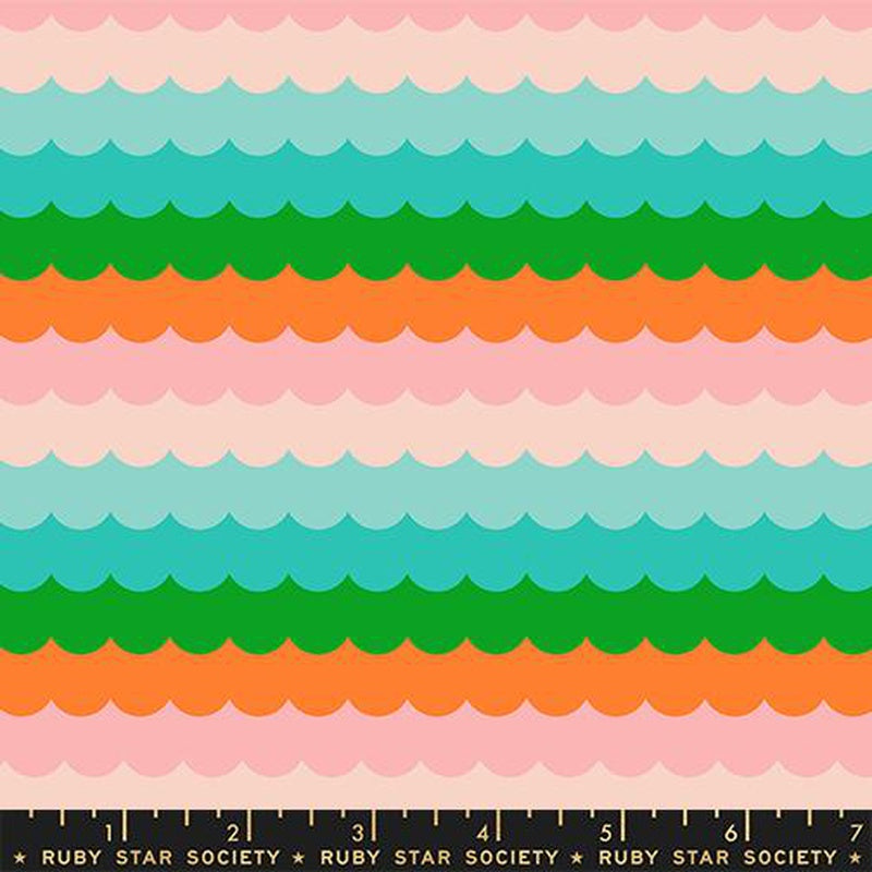 {Pre-Order April/May} Moda Ruby Star Society Poolside Too Umbrella Scallops Verdant