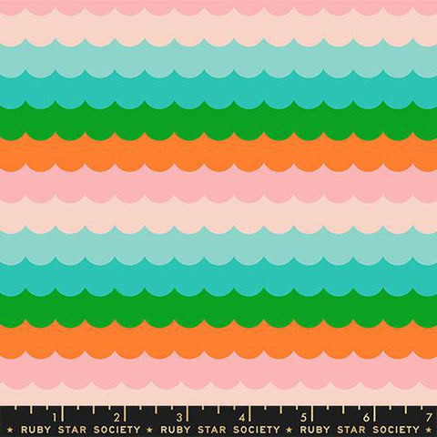 {Pre-Order April/May} Moda Ruby Star Society Poolside Too Umbrella Scallops Verdant