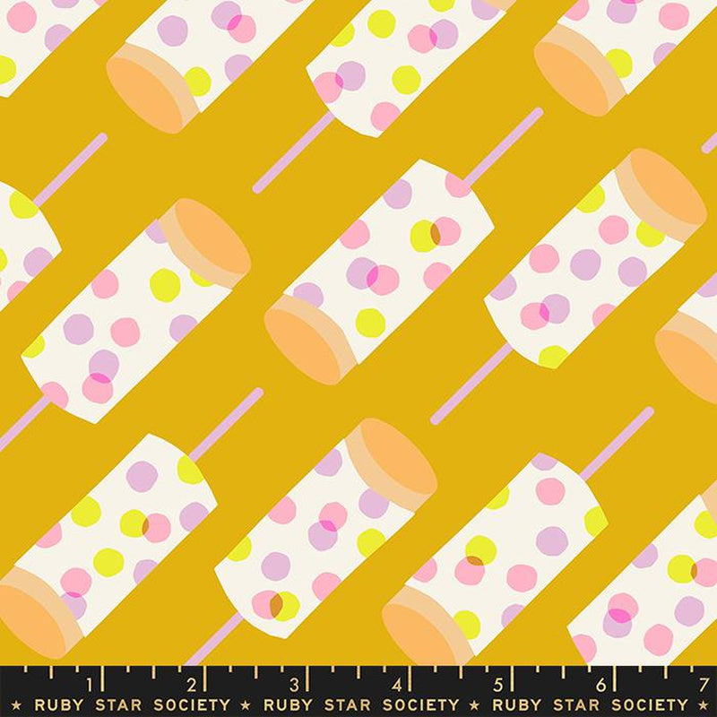 {New Arrival} Moda Ruby Star Society Sugar Cone Push Pops Goldenrod