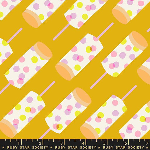 {New Arrival} Moda Ruby Star Society Sugar Cone Push Pops Goldenrod