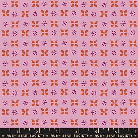 {New Arrival} Moda Ruby Star Society Sugar Maple Retro Geometric Dark Peony FAT QUARTER