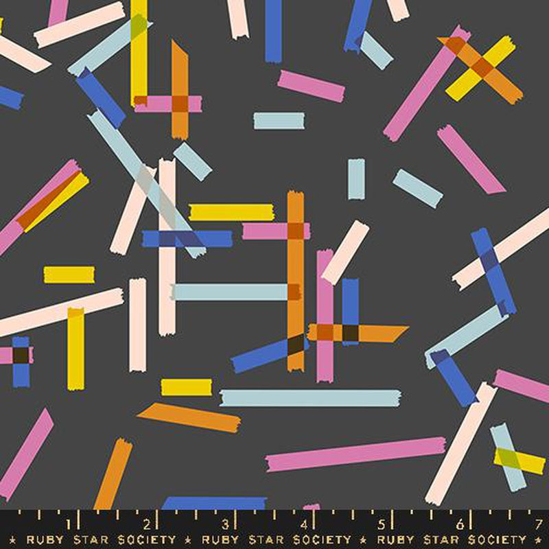 {New Arrival} Moda Ruby Star Society Salutations Washi Soft Black