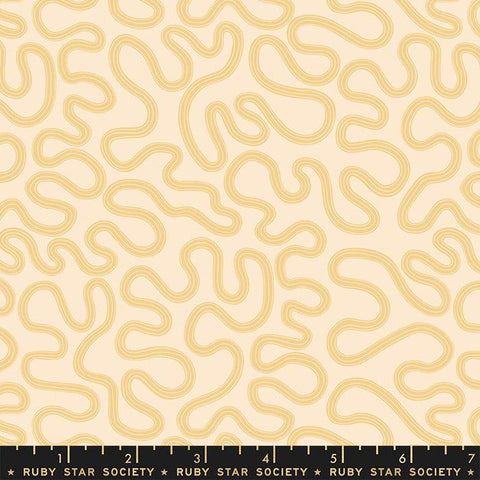 {New Arrival} Moda Ruby Star Society Verbena Meander Geo Butternut FAT QUARTER