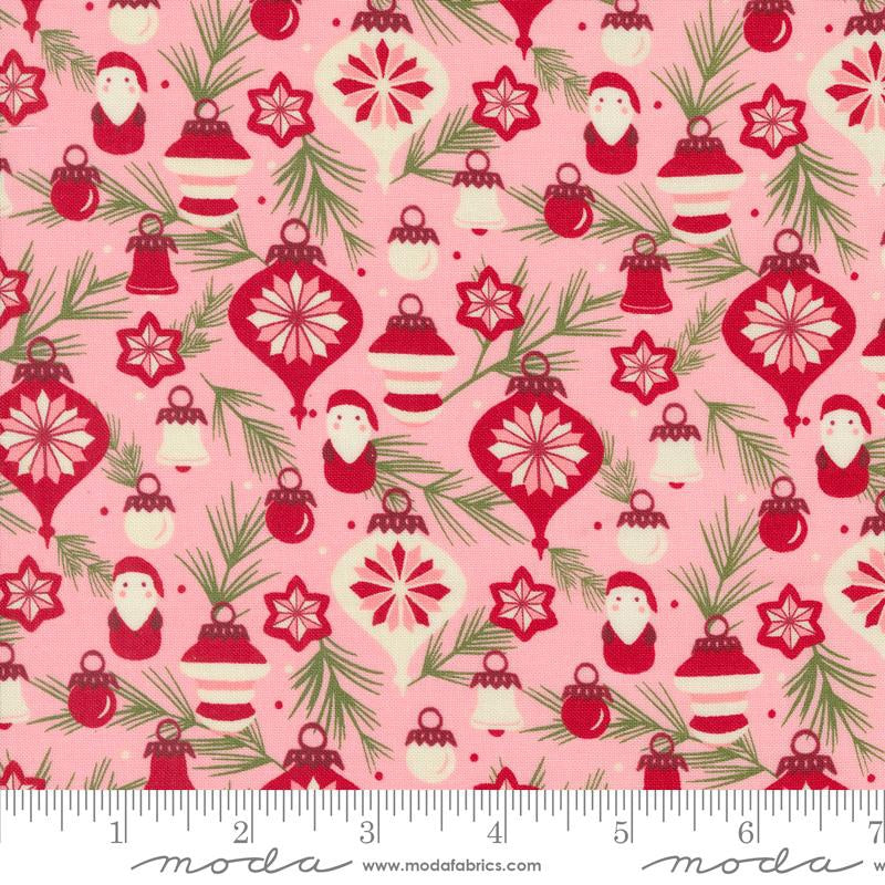 {New Arrival} Moda Once Upon a Christmas Novelty Ornaments Pink