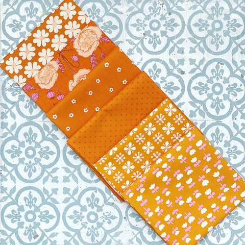 {New Arrival} Moda Ruby Star Society Sampler Curated Fat Quarter Bundle x 6 Caramel