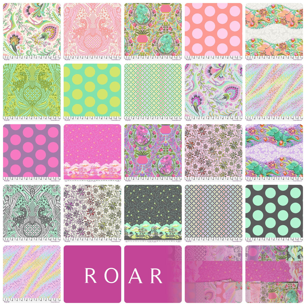 {New Arrival} FreeSpirit Tula Pink Roar Fat Quarter 21pcs Full bundle