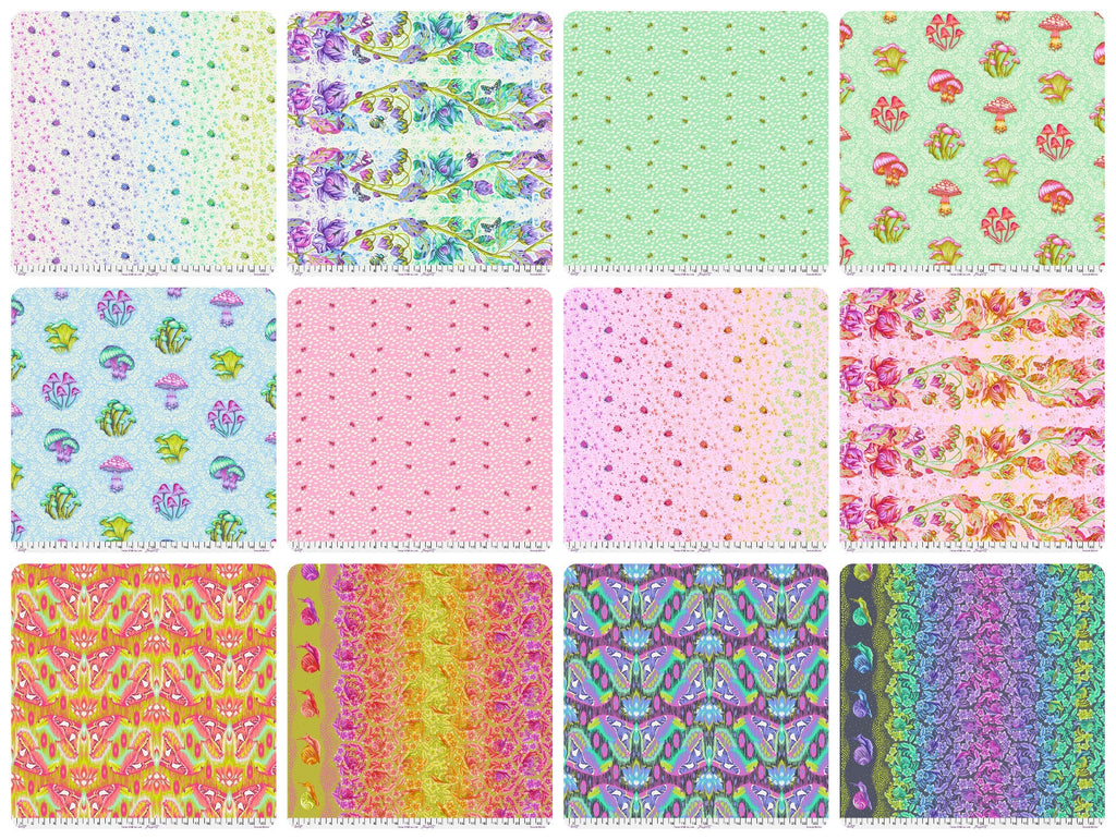 {Pre-Order March} FreeSpirit Tula Pink Down to Earth Fat Quarter 12pcs Full bundle