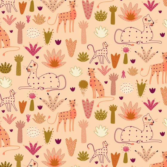 Dashwood Studios Serengeti Leopard Main in Peach