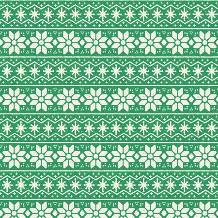 Paintbrush Studio Oh What Fun Fair Isle Green