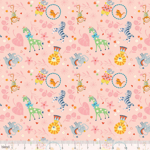 Blend Fabrics Story Time Big Top Pink