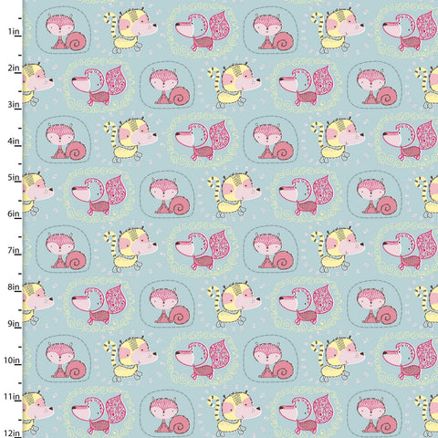 3 Wishes Whimsy Woodland Whimsy Circles Blue