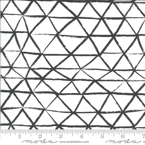 Moda Gingiber Zoology Rustic Triangle Charcoal