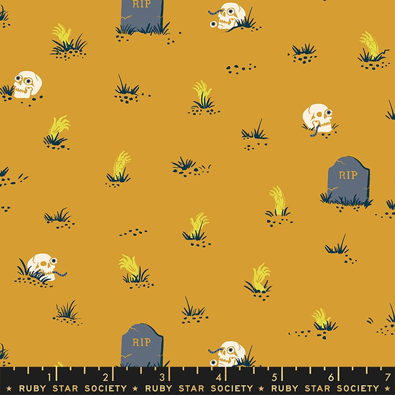 {New Arrival} Moda Ruby Star Society Tiny Frights Graveyard Cactus Glow in the Dark