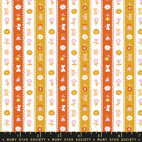 Moda Ruby Star Society Lil Ribbon Stripe Cactus