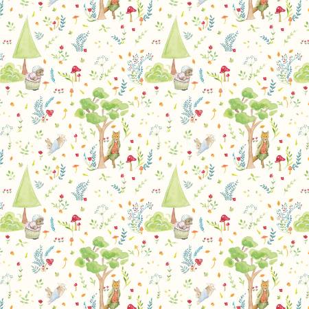 {New Arrival} Make & Believe Fabrics Peter Rabbit Once Upon a Time Peter Rabbit Morning Stroll Organic Cotton